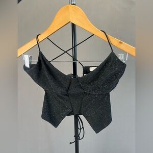 Bear Dance Black Sparkle Camisole